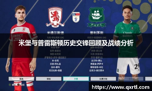 米堡与普雷斯顿历史交锋回顾及战绩分析